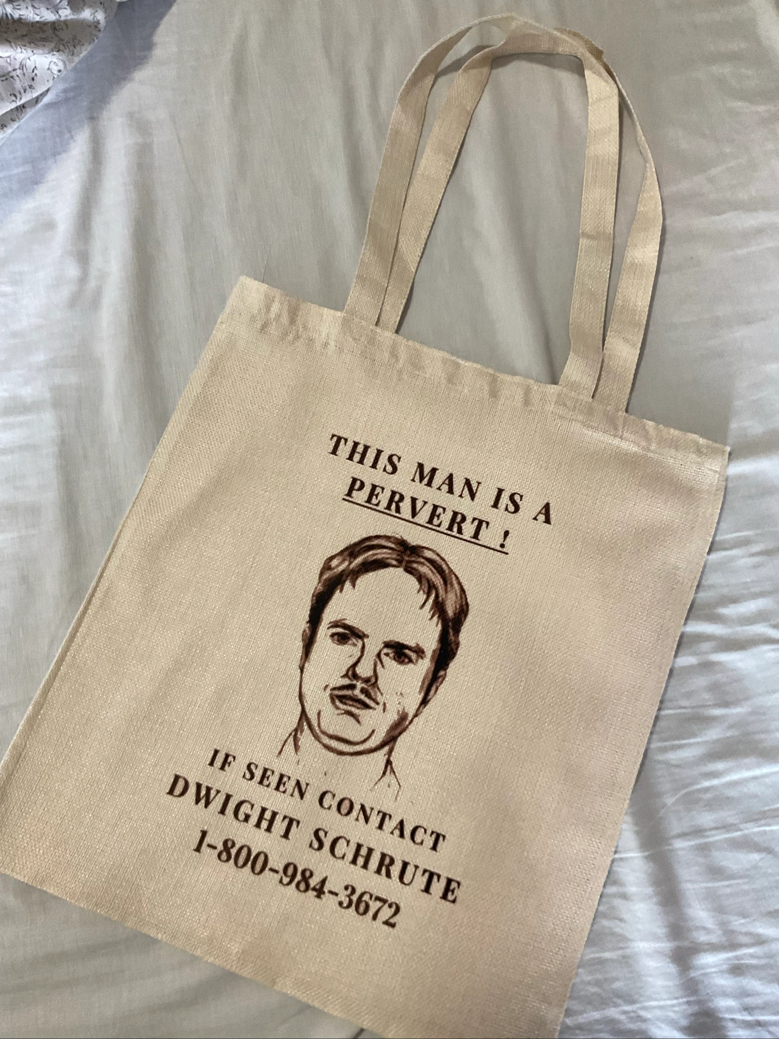 Tote bag Dwight Schrute , The office – photo 3